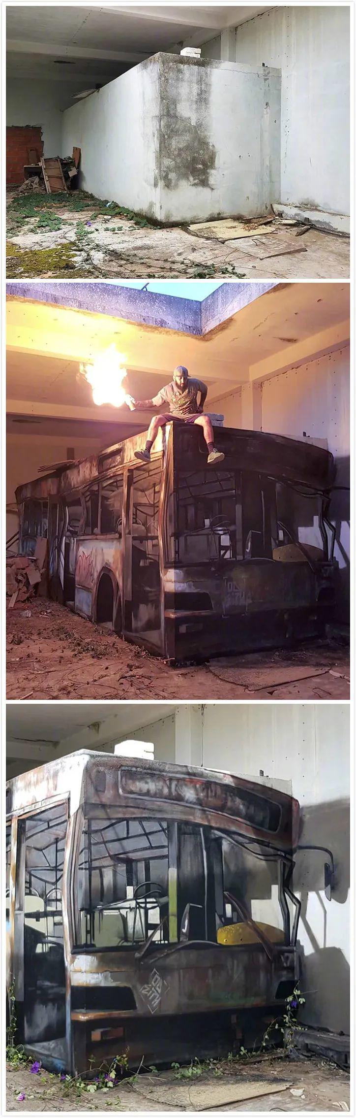 这些墙绘涂鸦,画面逼真到惊悚! 第8张 这些墙绘涂鸦,画面逼真到惊悚! 第8张